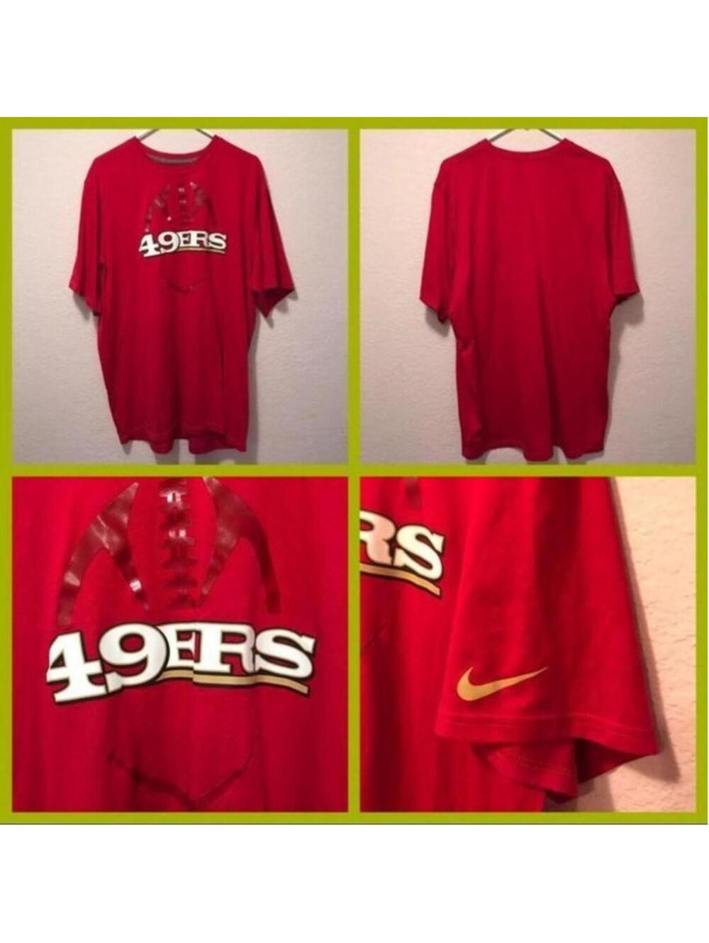 Nike San Francisco 49ers Red Graphic T-Shirt